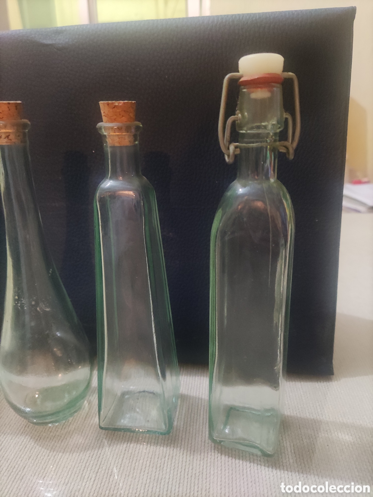 Botellas antiguas: Lote de 4 botellitas antiguas. - Foto 7