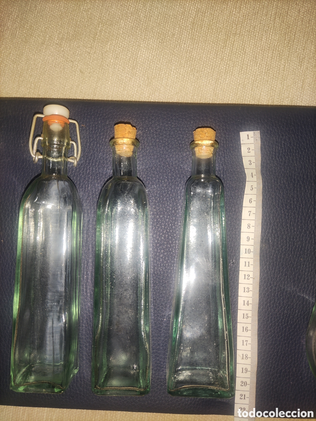 Botellas antiguas: Lote de 4 botellitas antiguas. - Foto 10
