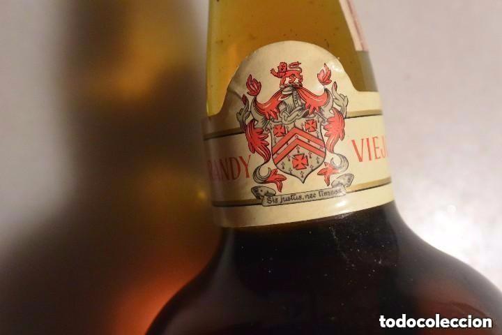 Botellas antiguas: Licor Brandy Espl&eacute;ndido botella antigua - Foto 2