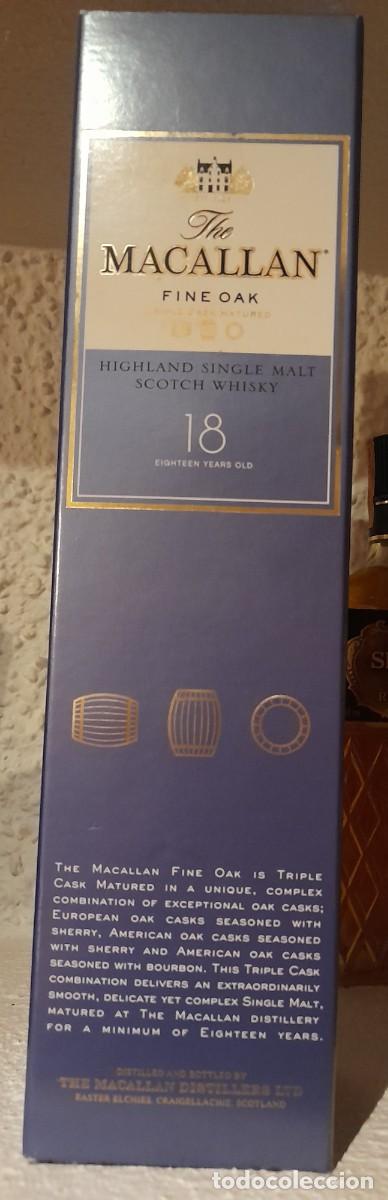 Botellas antiguas: Macalan 18 a&ntilde;os whisky - Foto 1