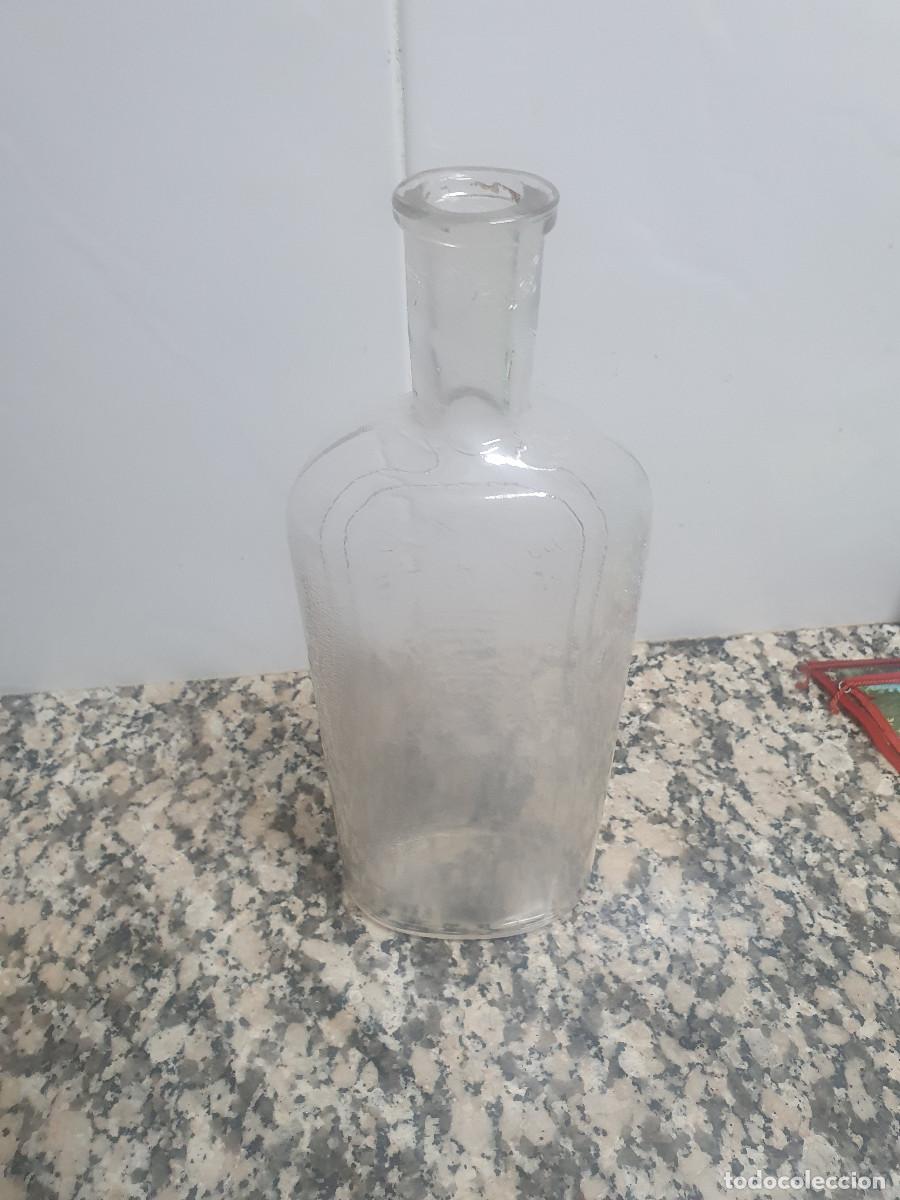 Botellas antiguas: BOTELLA ELIXIR MONTE, LETRAS EN RELIEVE - Foto 3