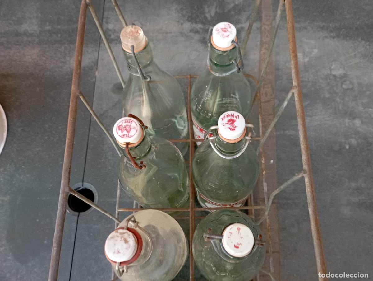 Botellas antiguas: CAJA GASEOSA LA PITUSA. - Foto 5