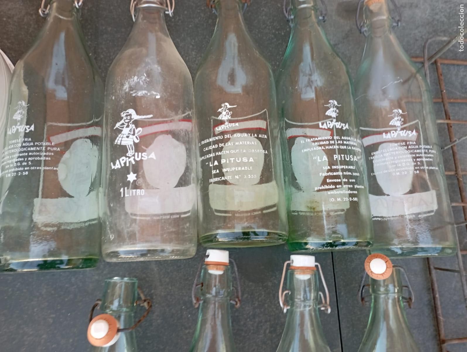 Botellas antiguas: CAJA GASEOSA LA PITUSA. - Foto 7