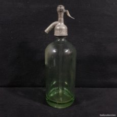 Botellas antiguas: ANTIGUO SIFON - VDA. P. TEJERO - HUESCA - OPORTUNIDAD - CRISTAL - 30 CM / CAA