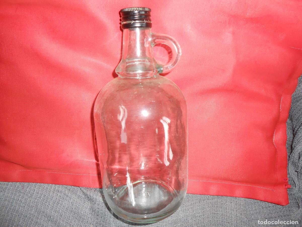 Botellas antiguas: Botella de Vidrio con Asa - Foto 1