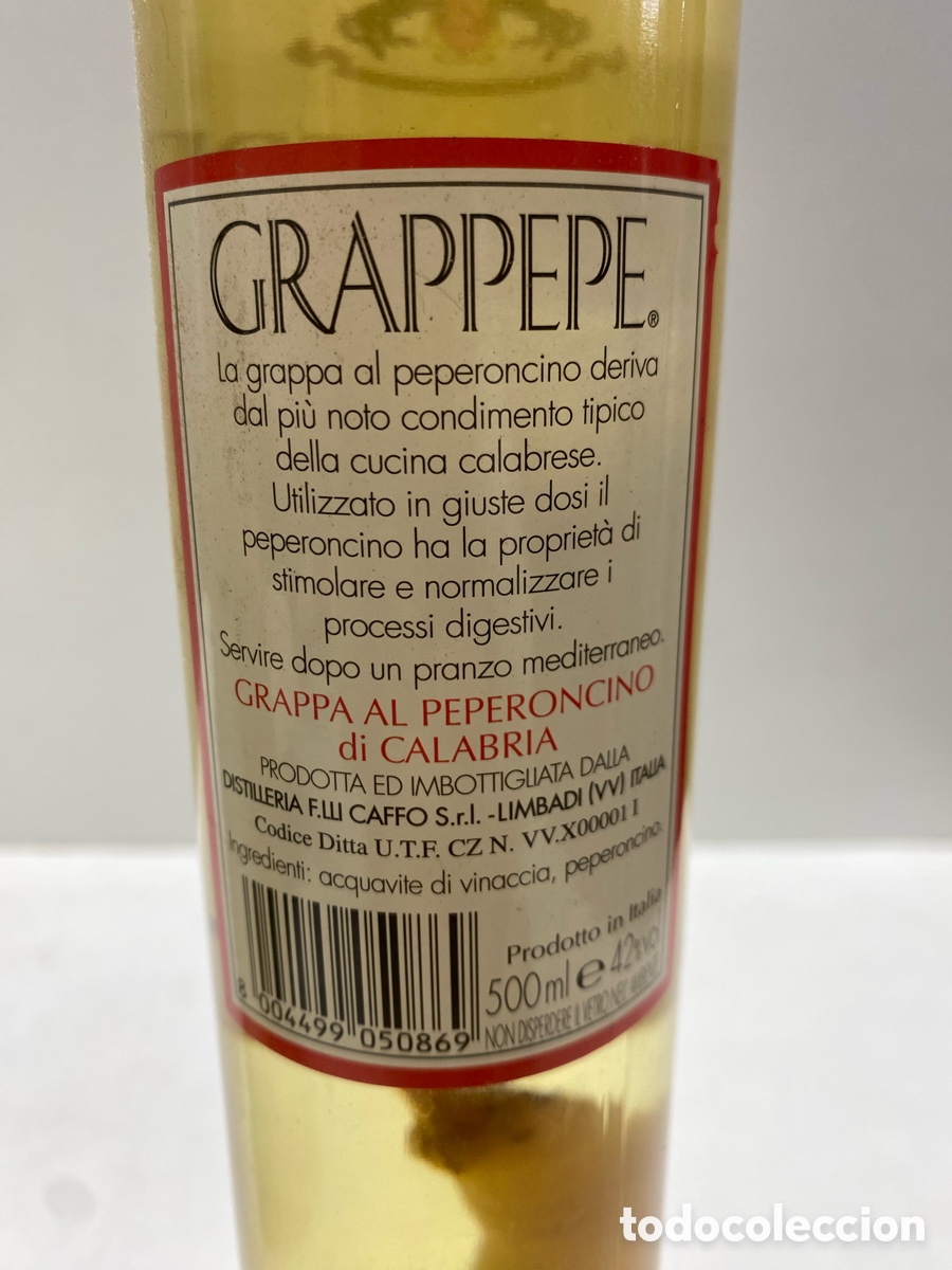 Botellas antiguas: BOTELLA GRAPPEPE. - Foto 4