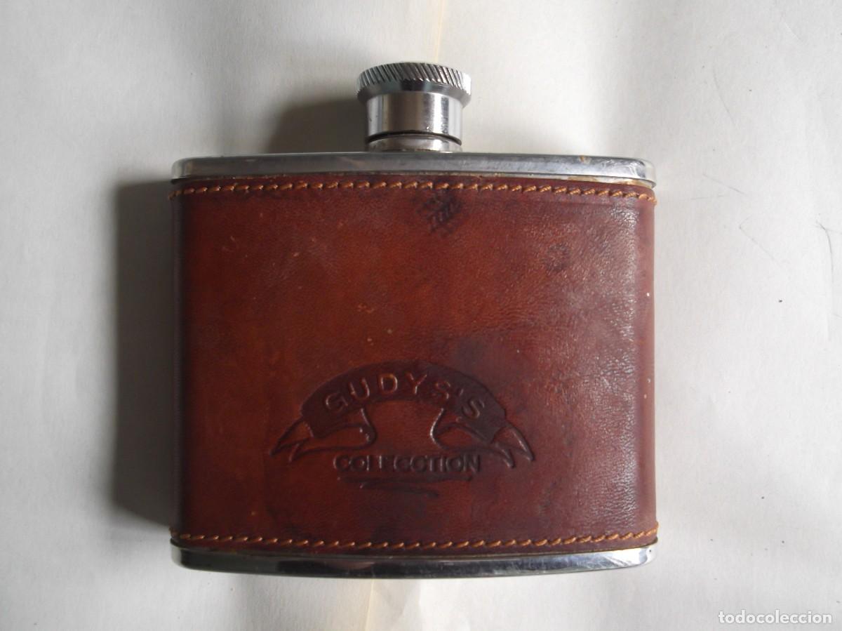 Botellas antiguas: PETACA LICORERA GUDYS,S - Foto 1