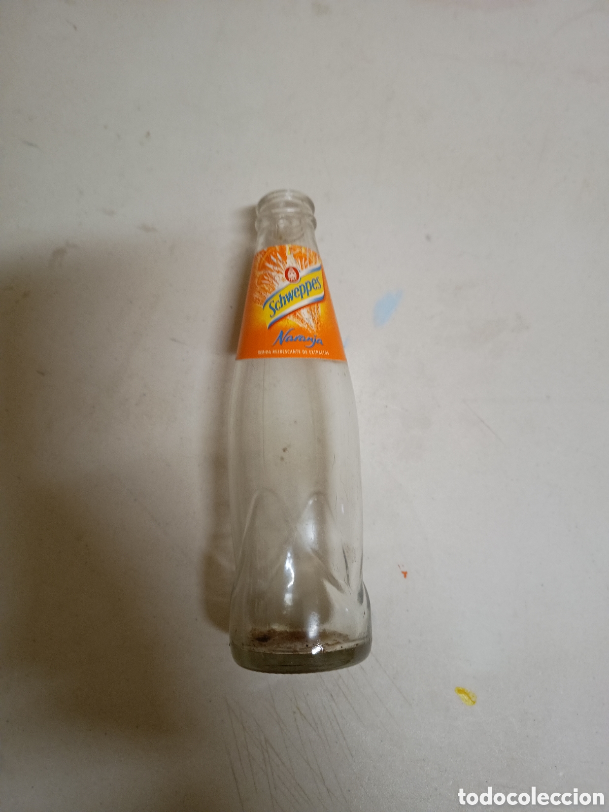 Botellas antiguas: Botella de schweppes Naranja - Foto 1