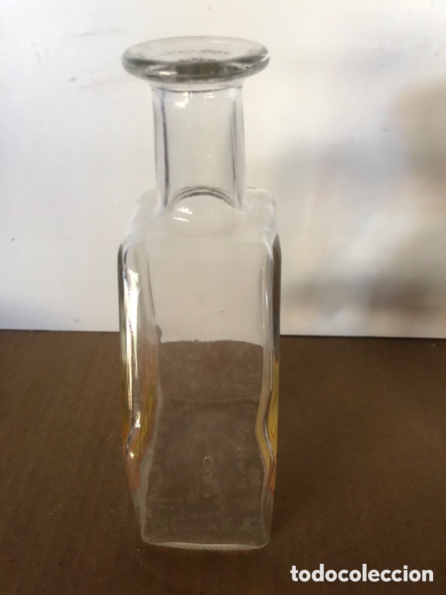 Botellas antiguas: BOTELLA DE CRISTAL LICOR RICARD - Foto 4