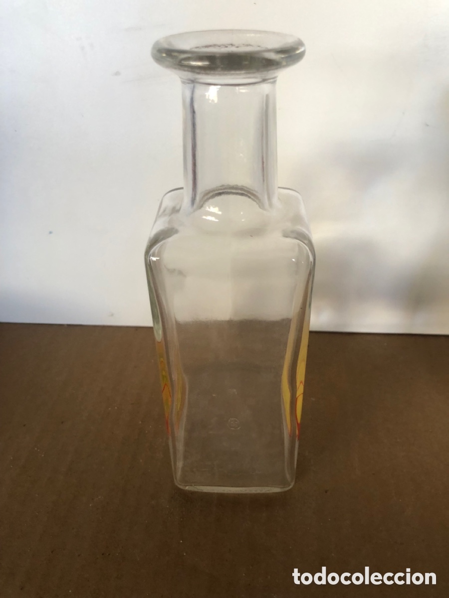 Botellas antiguas: BOTELLA DE CRISTAL LICOR RICARD - Foto 3
