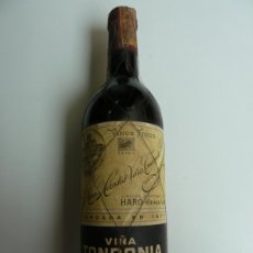 Botellas antiguas: BOTELLA DE VINO. VIÑA TONDONIA 6º AÑO. HARO RIOJA ALTA. LEER DESCRIPCIÓN.