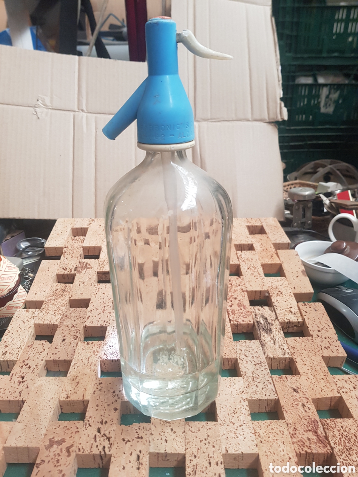 Botellas antiguas: Carbonicas Cid Alcanar - Foto 1