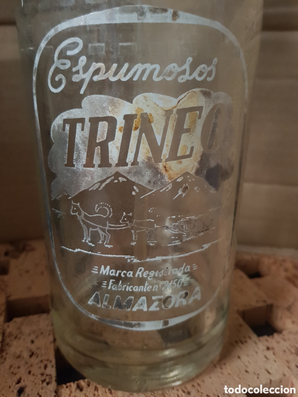 Botellas antiguas: Espumosos trineo almazora - Foto 1