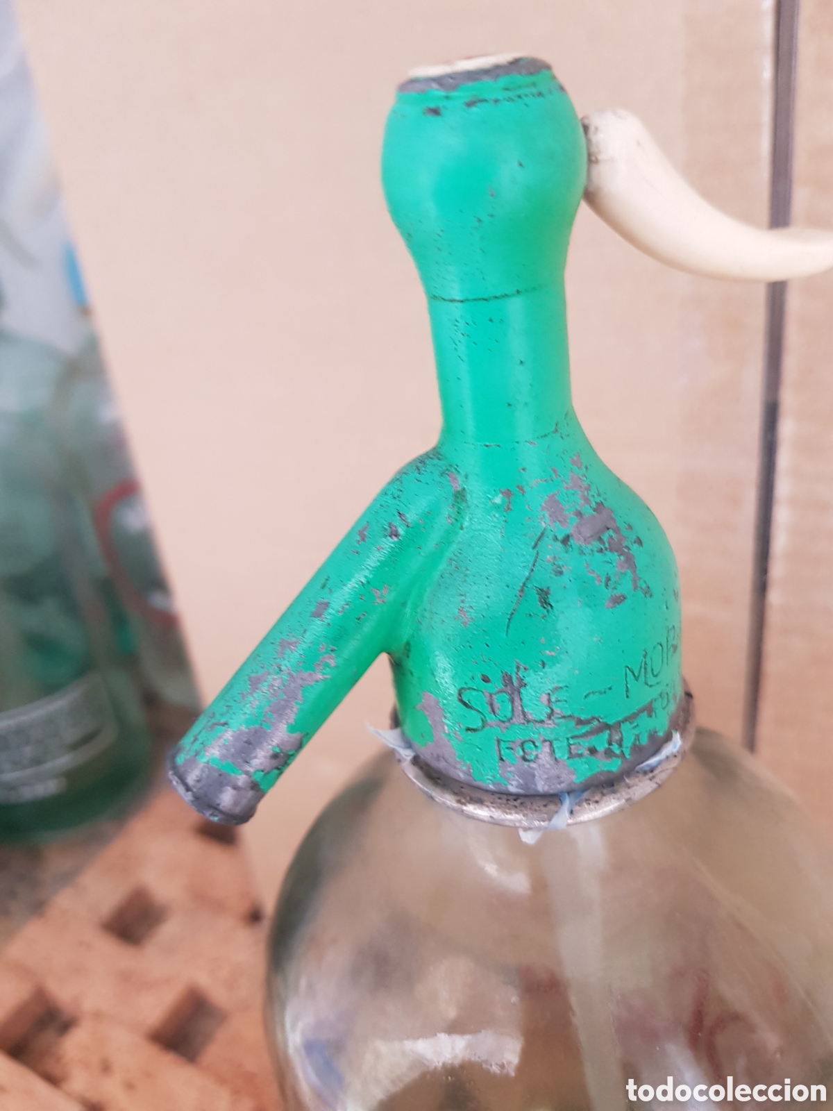 Botellas antiguas: Carbonicas mora - Foto 2