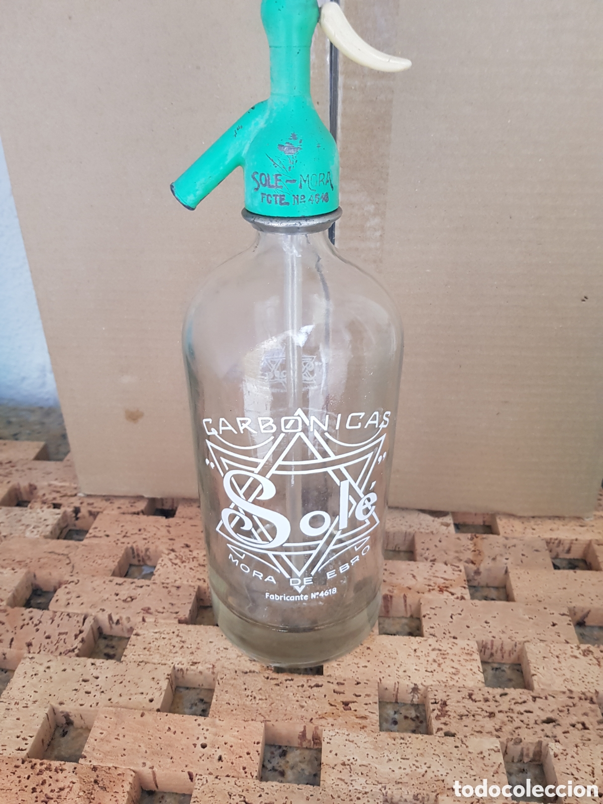 Botellas antiguas: Carbonicas sole - Foto 2