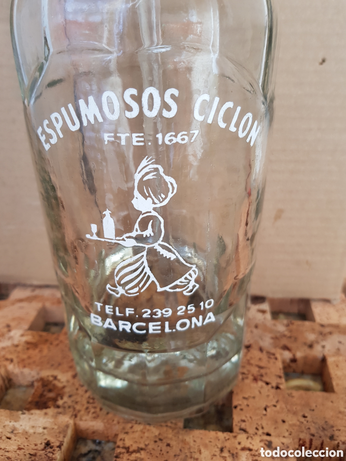 Botellas antiguas: Espumosos ciclon - Foto 2