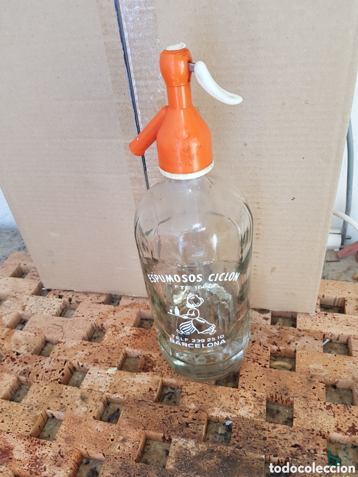 Botellas antiguas: Espumosos ciclon - Foto 1