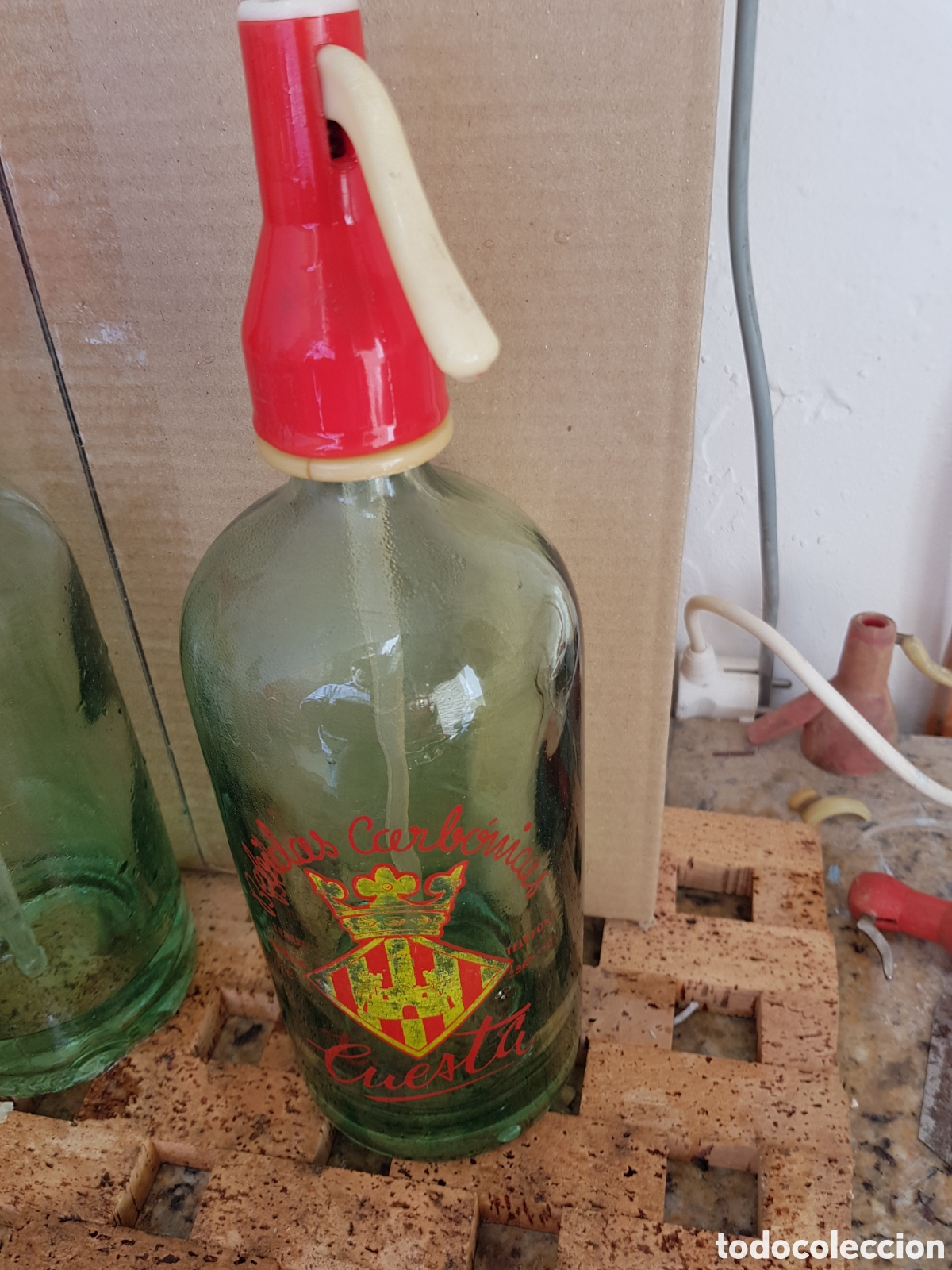 Botellas antiguas: Carbonicas cuesta - Foto 1
