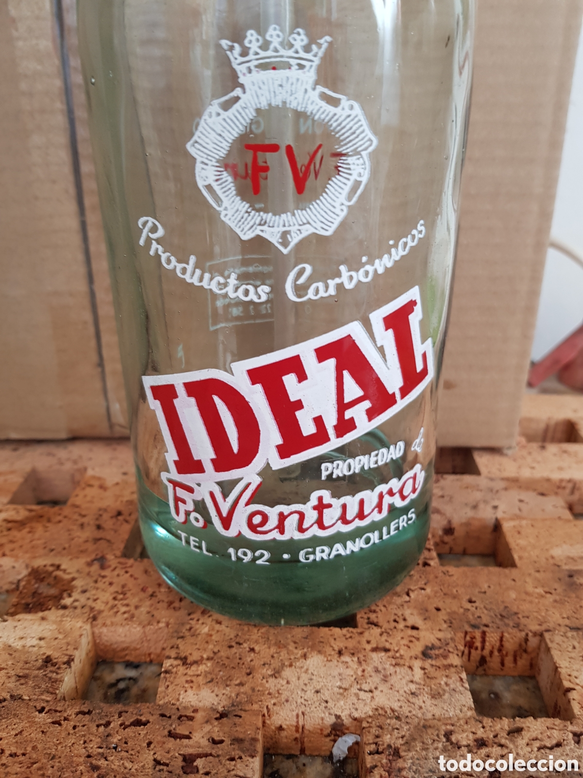 Botellas antiguas: Ideal f.ventura - Foto 1