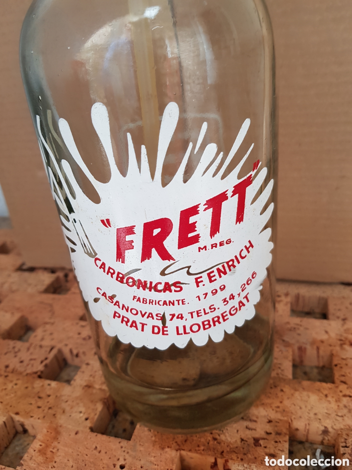 Botellas antiguas: Carbonicas frrtt - Foto 3