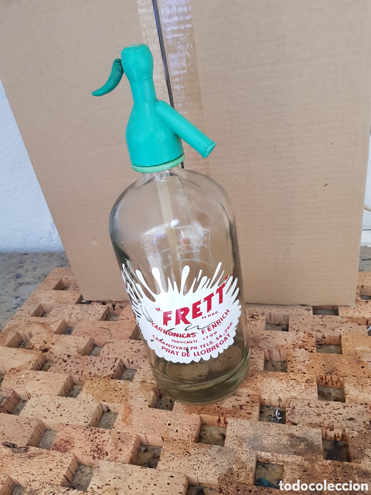 Botellas antiguas: Carbonicas frrtt - Foto 1