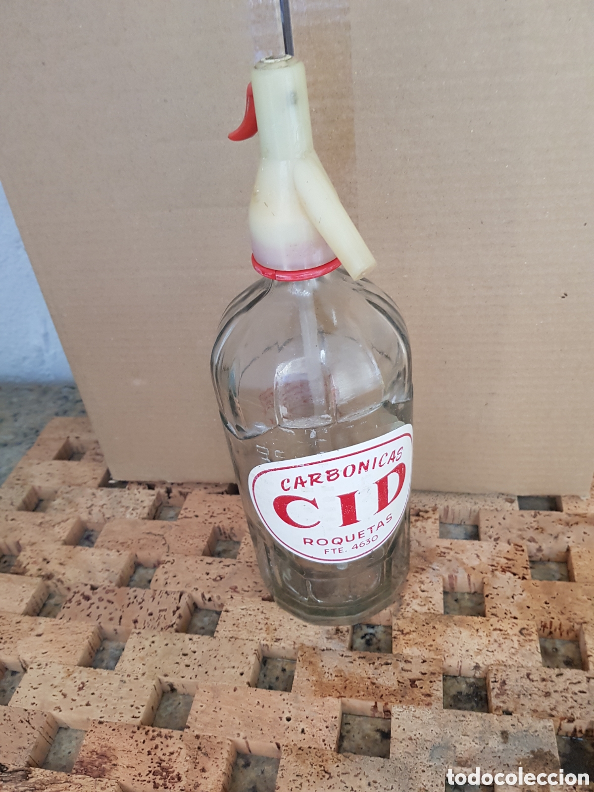 Botellas antiguas: Carbonicas cid roquetas - Foto 2