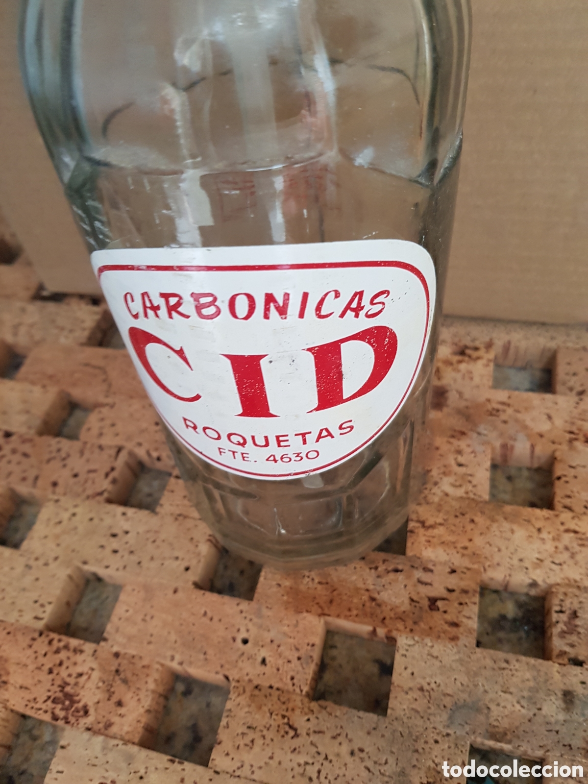 Botellas antiguas: Carbonicas cid roquetas - Foto 1