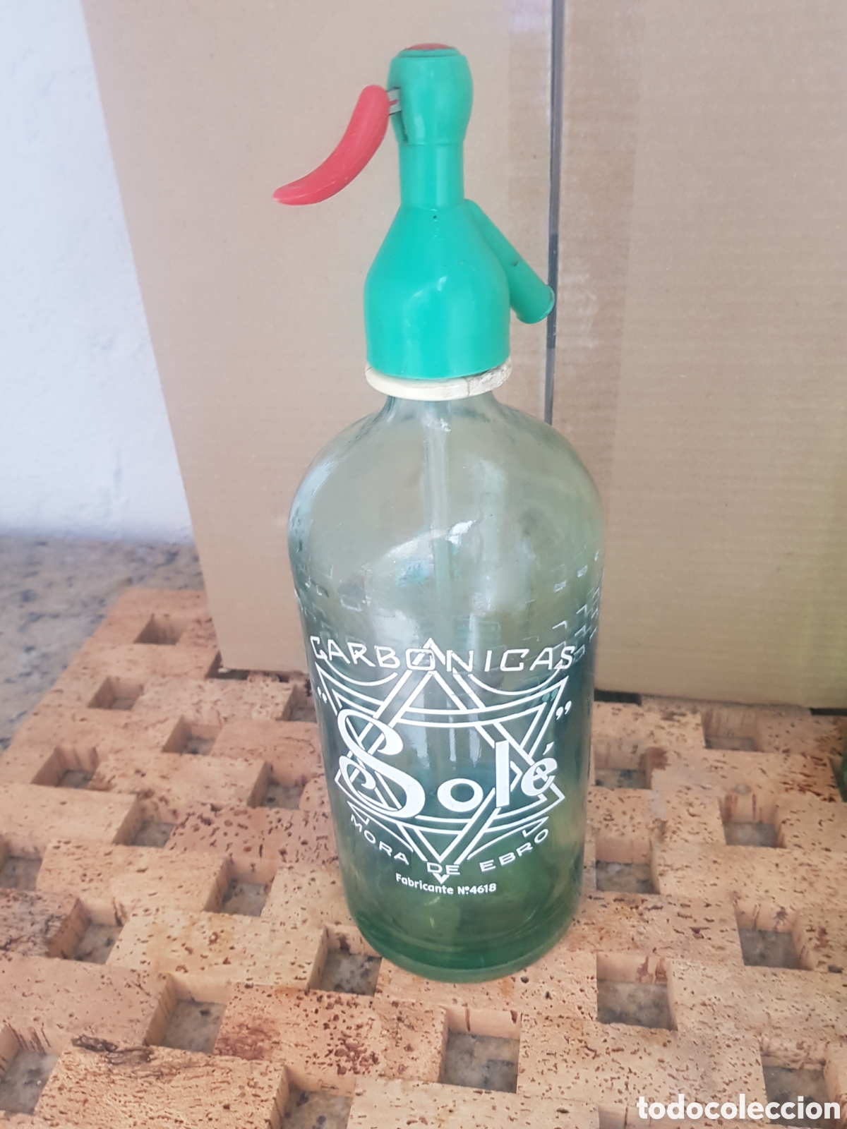Botellas antiguas: Carbonicas sole - Foto 1