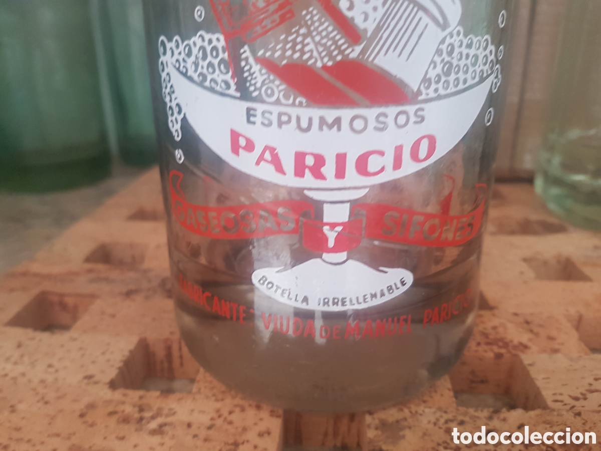 Botellas antiguas: Espumosos paricio - Foto 1