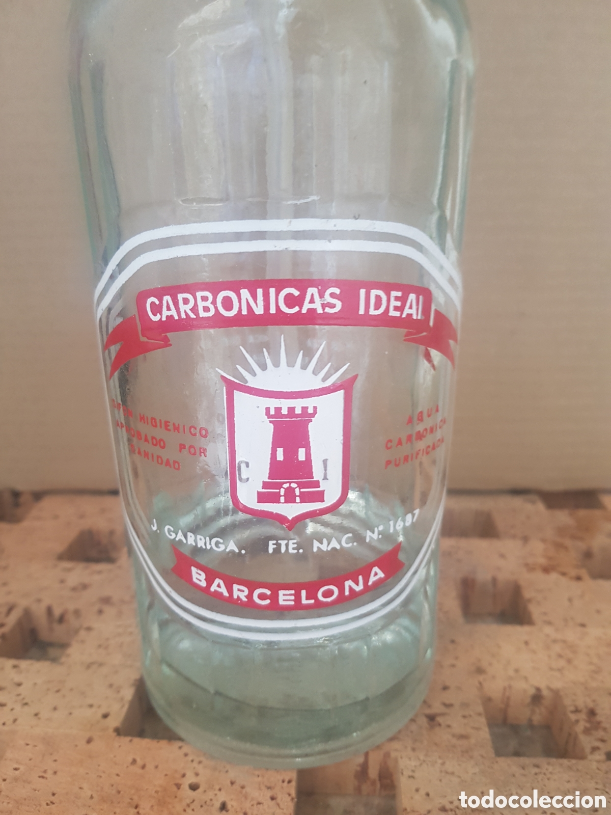 Botellas antiguas: Carbonicas ideal - Foto 1
