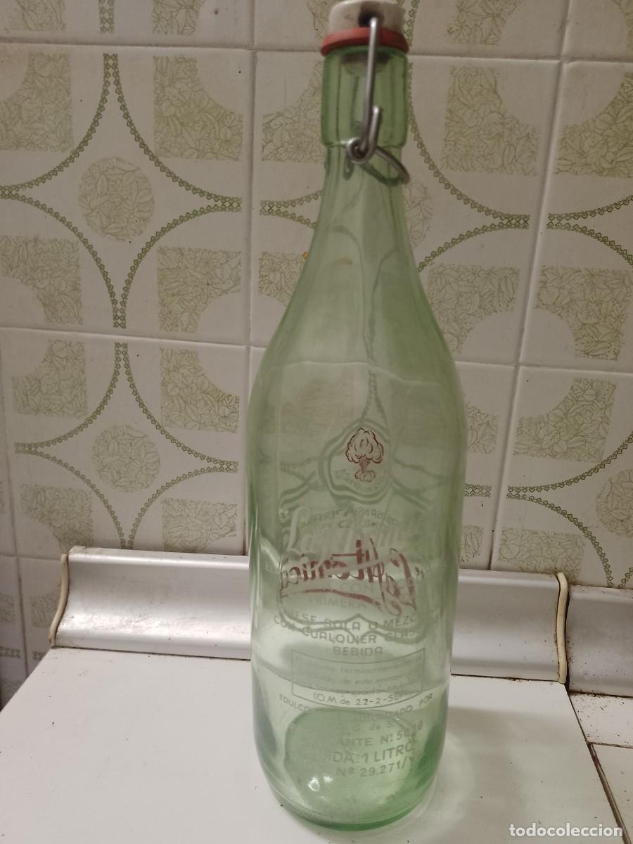 Botellas antiguas: GASEOSA LA AT&Oacute;MICA - Foto 3