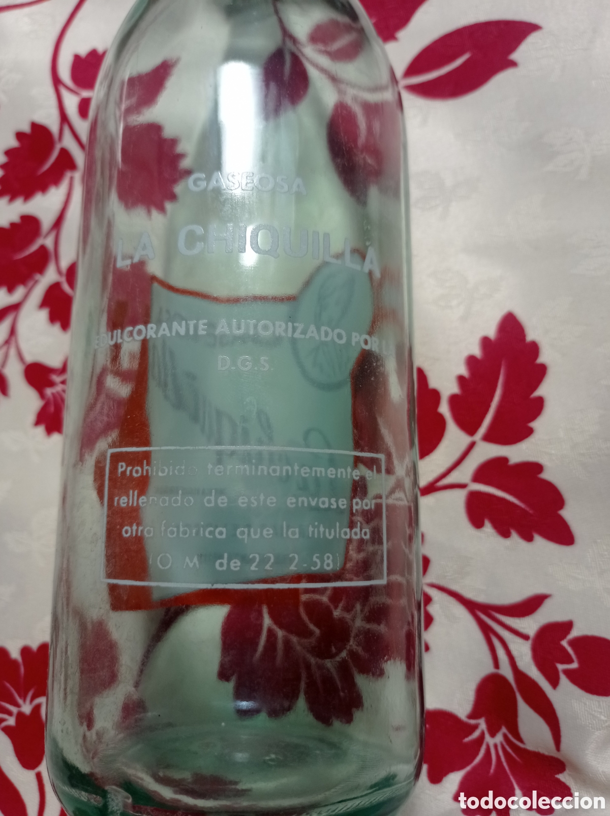 Botellas antiguas: Botella gaseosa La chiquilla - Foto 3