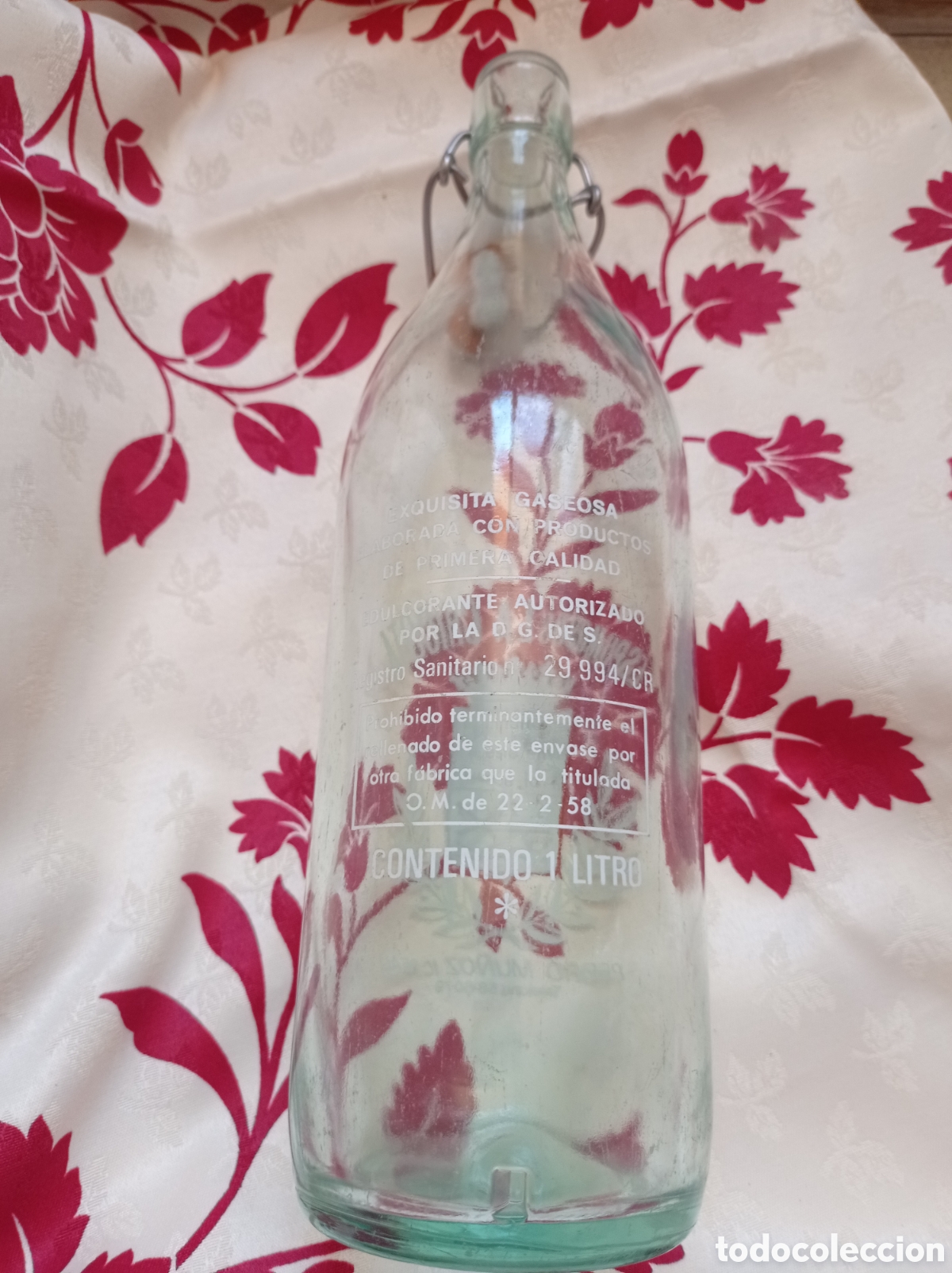 Botellas antiguas: Botella gaseosa la chicota - Foto 4