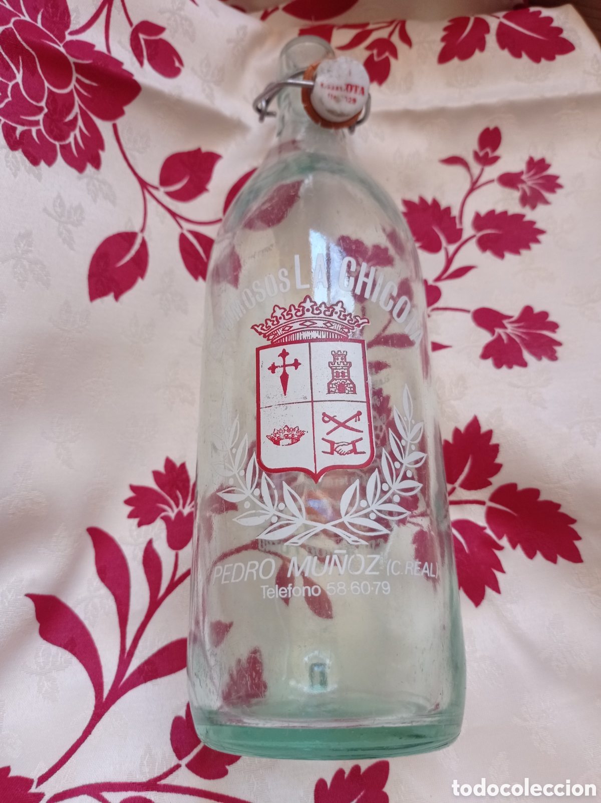 Botellas antiguas: Botella gaseosa la chicota - Foto 1
