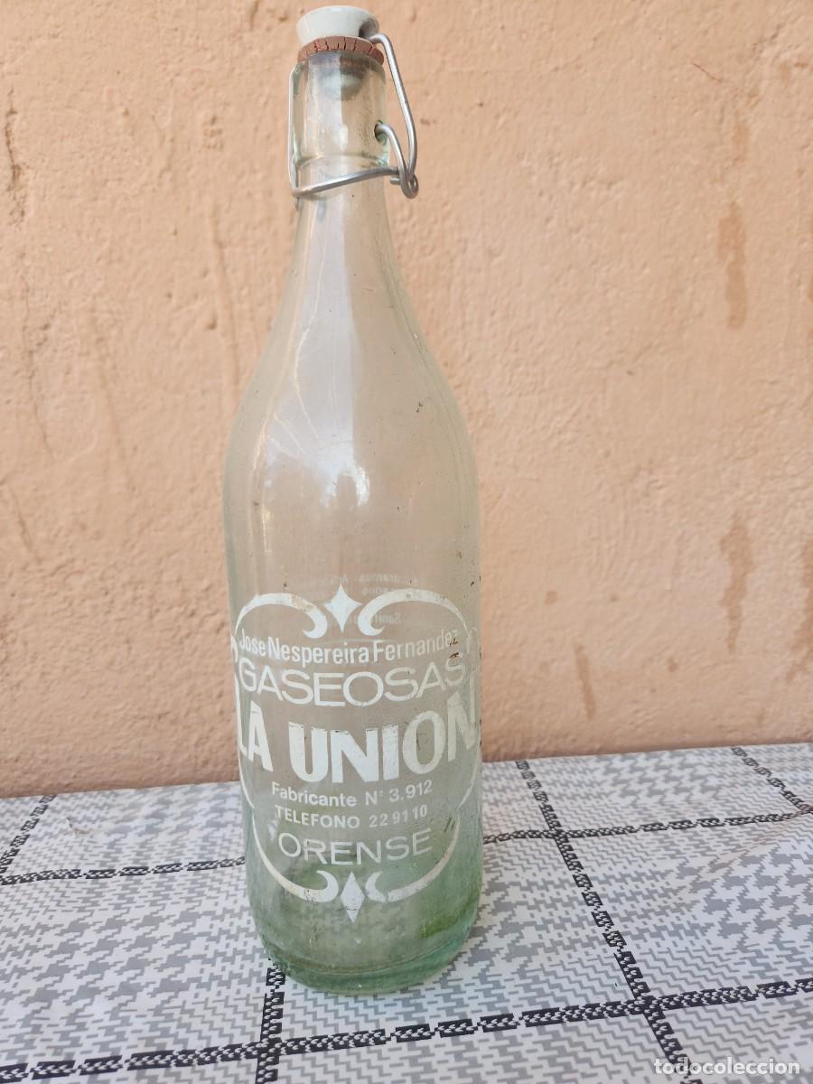 Botellas antiguas: Botella de gaseosa - Foto 1