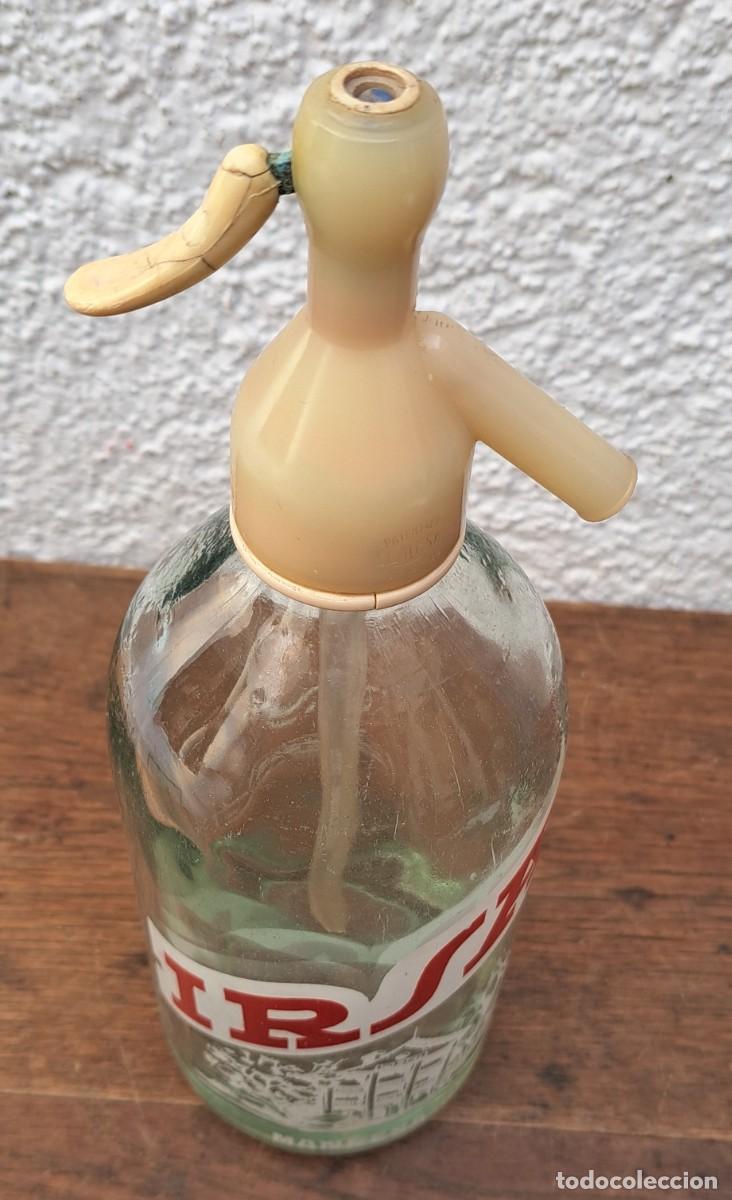 Botellas antiguas: Sif&oacute;n marca Irsa, Manresa - Foto 4