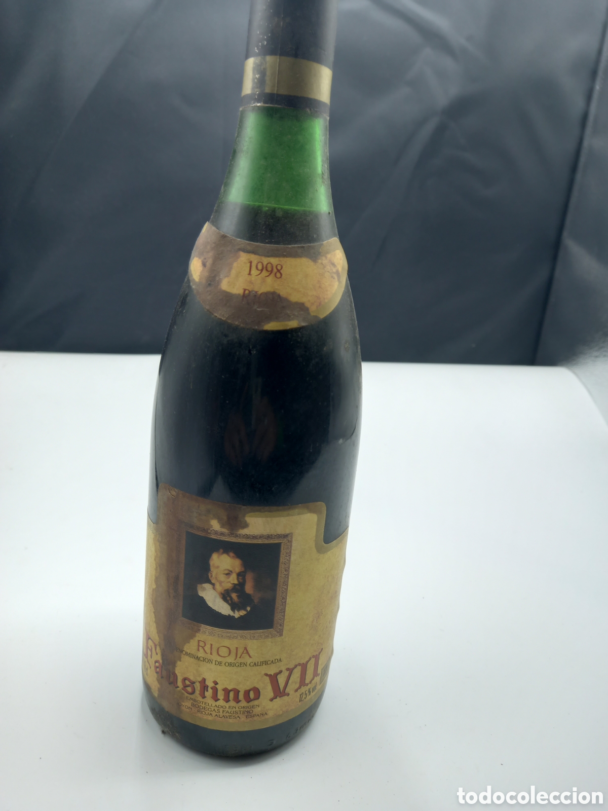 Botellas antiguas: Botella de Vino Faustino VII 1998 - Foto 1