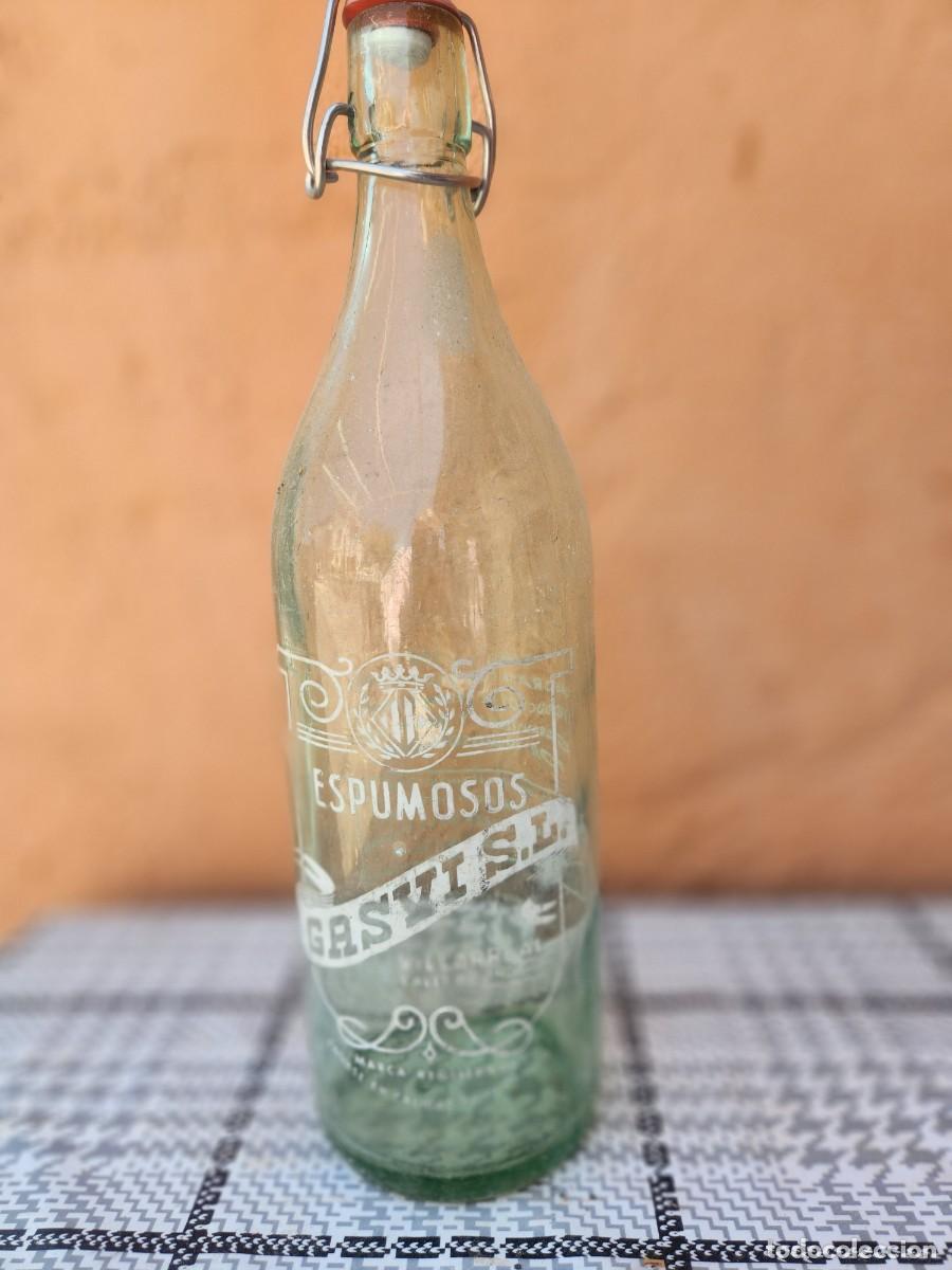 Botellas antiguas: Botella de gaseosa - Foto 1