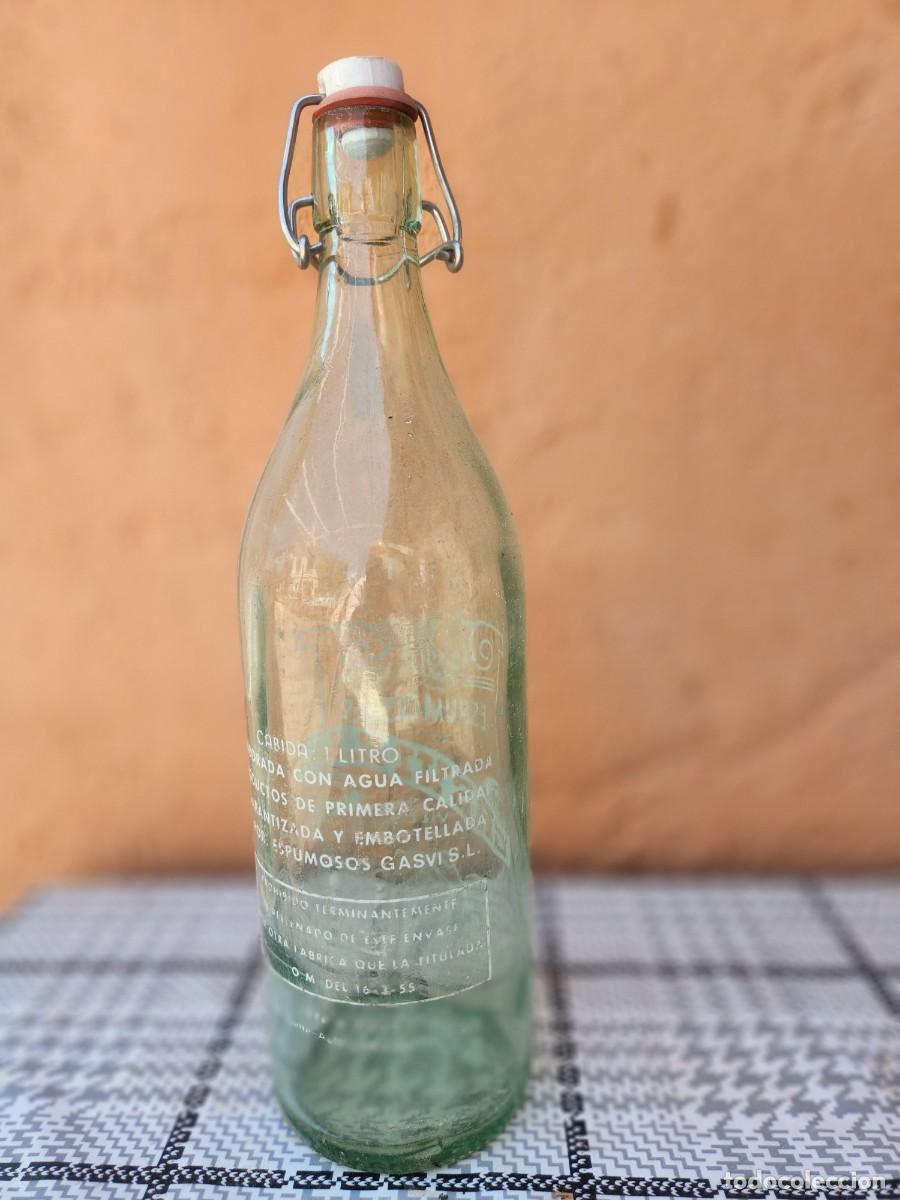Botellas antiguas: Botella de gaseosa - Foto 2