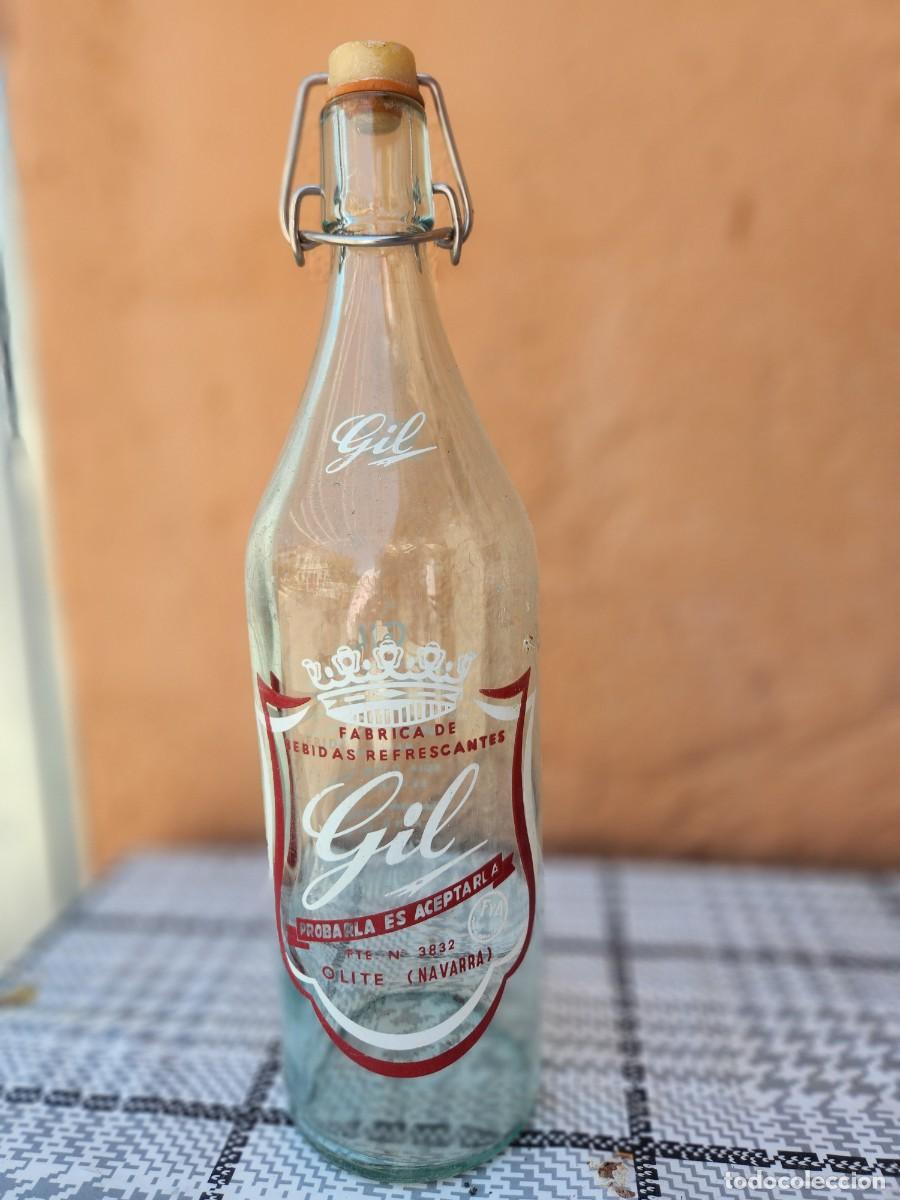 Botellas antiguas: Botella de gaseosa - Foto 1