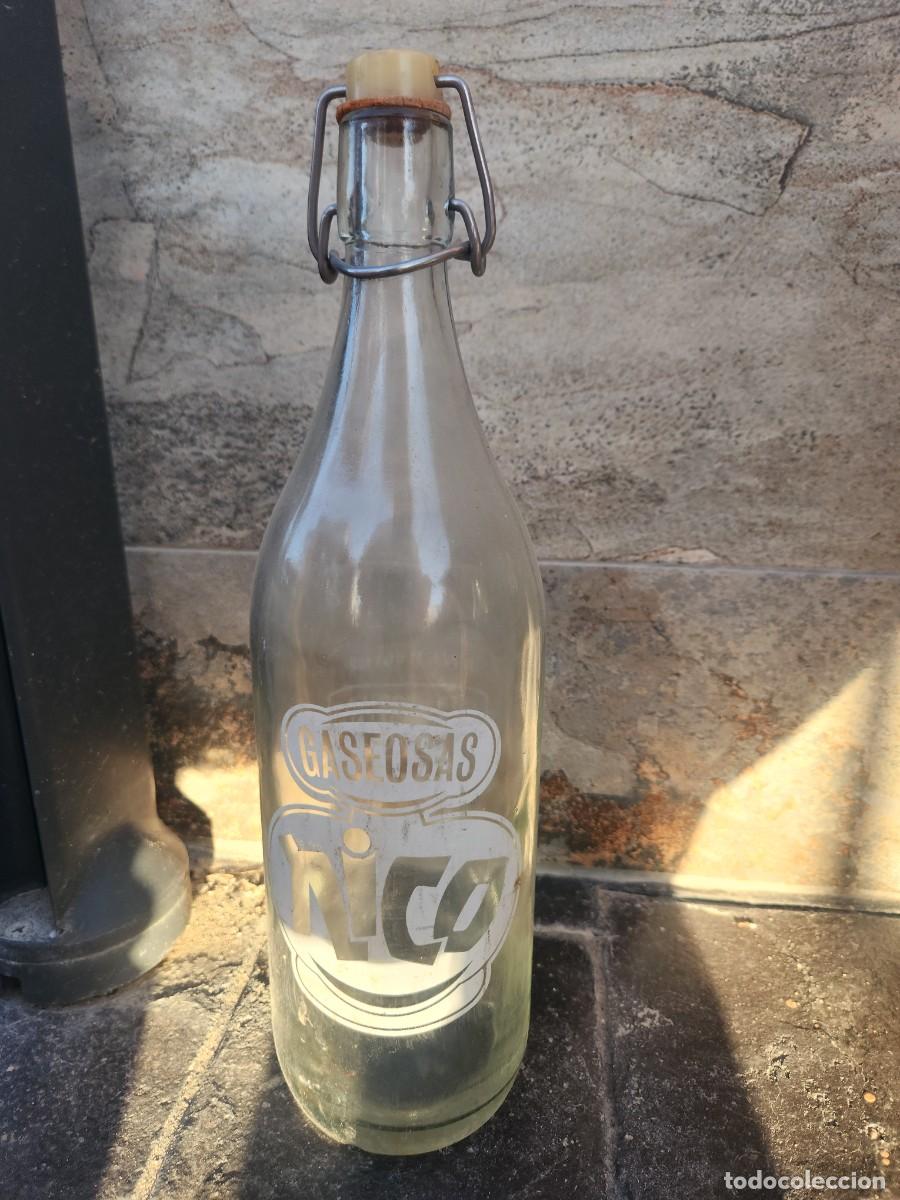 Botellas antiguas: Botella de gaseosa - Foto 1