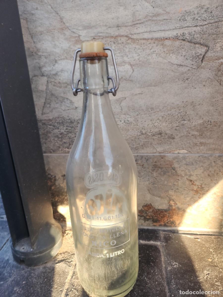 Botellas antiguas: Botella de gaseosa - Foto 2