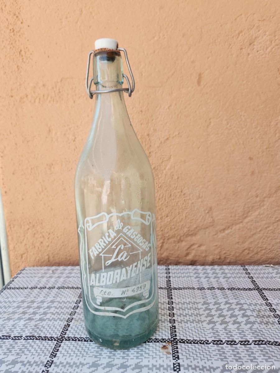Botellas antiguas: Botella de gaseosa - Foto 1
