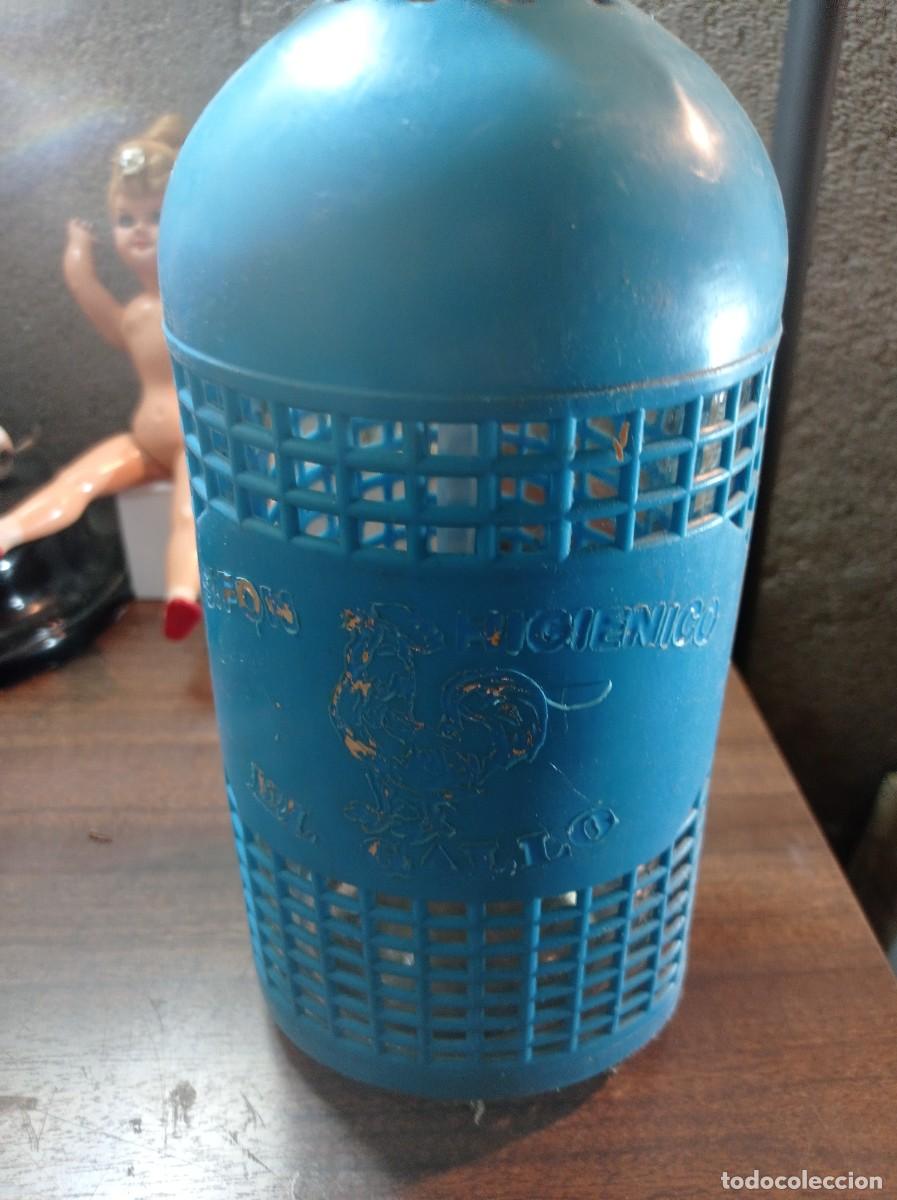 Botellas antiguas: Antiguo sif&oacute;n , Marca El Gallo, Madrid - Foto 3