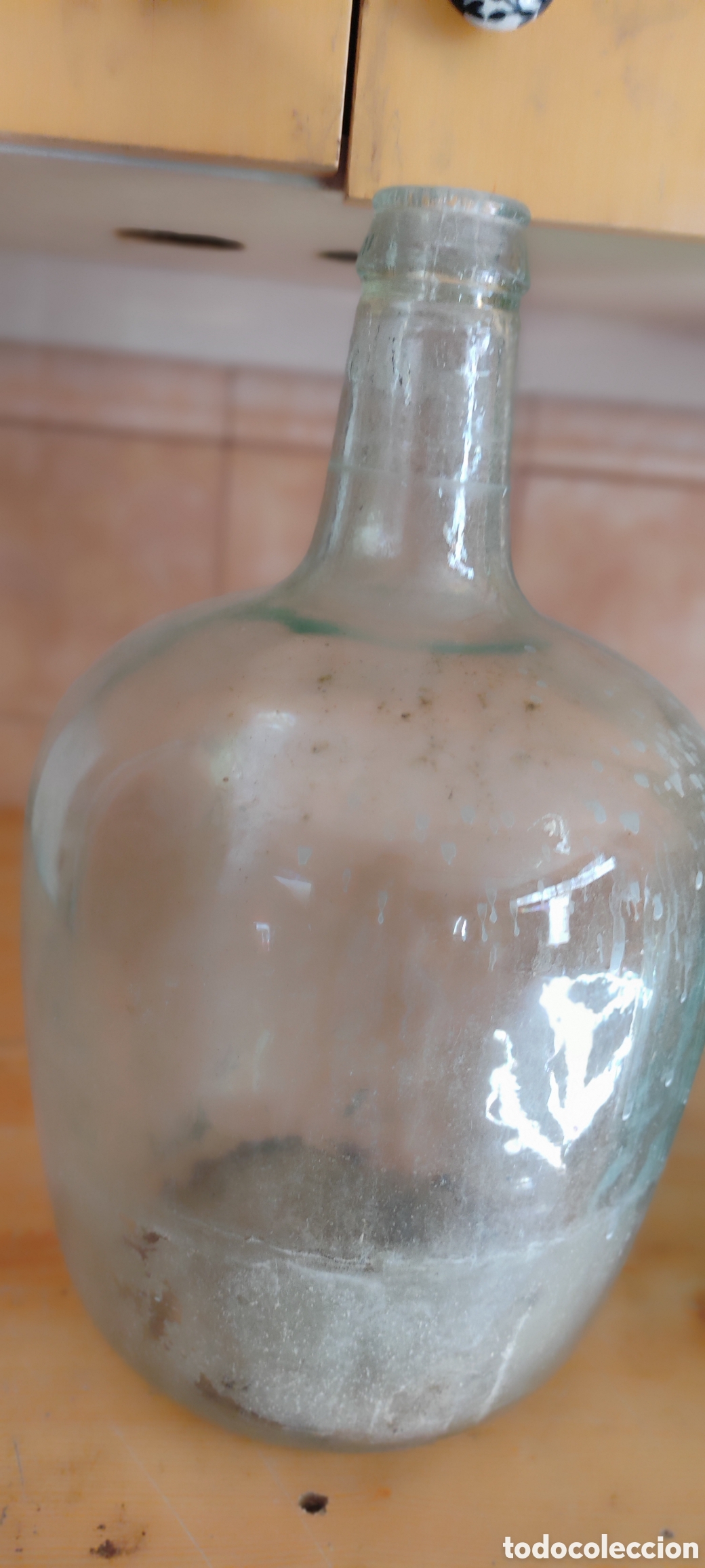 Botellas antiguas: Pareja de damajuanas / garrafas - Foto 2