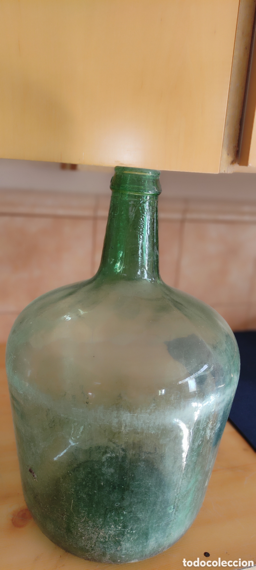 Botellas antiguas: Pareja de damajuanas / garrafas - Foto 3