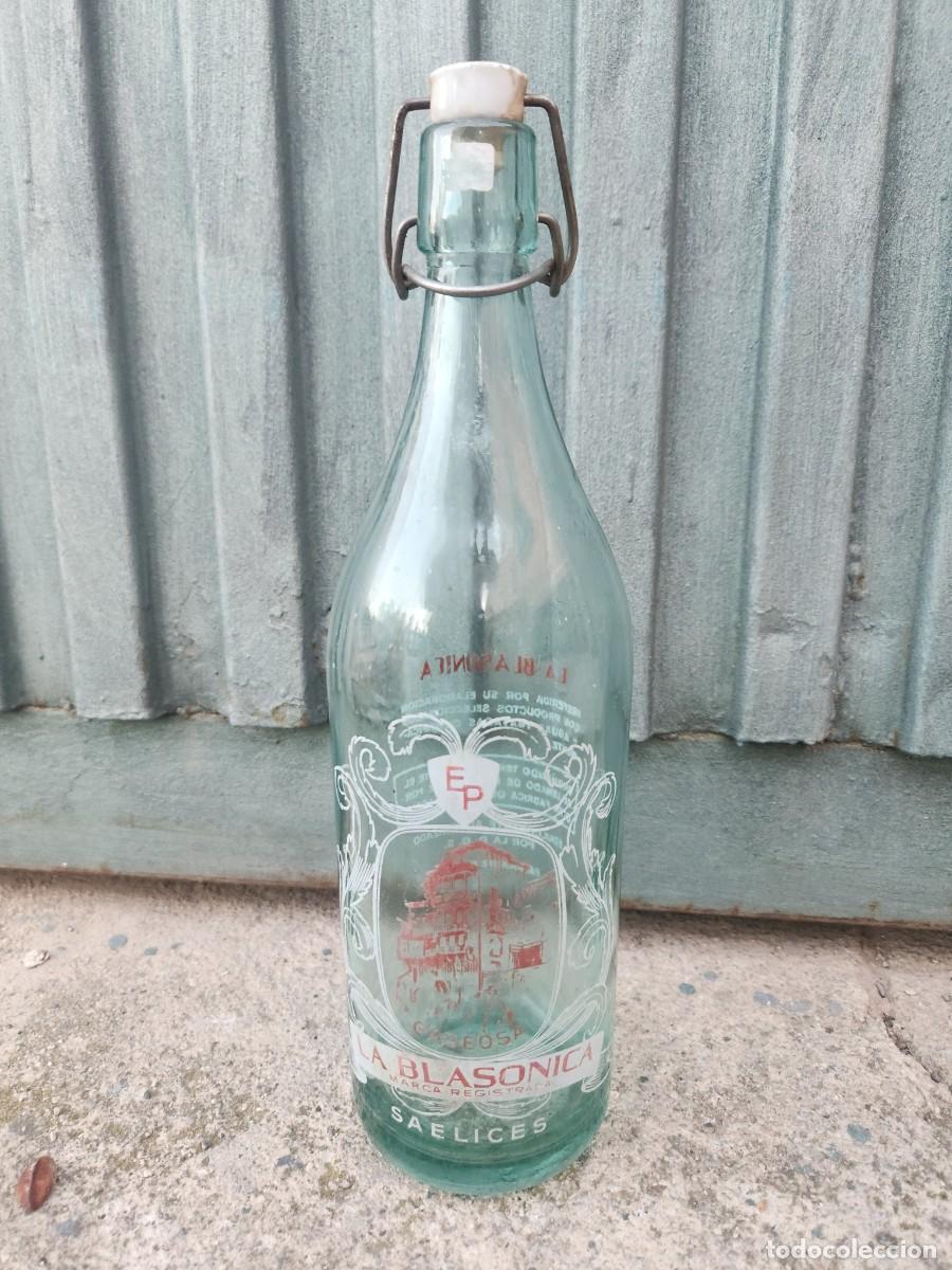 Botellas antiguas: Botella de gaseosa - Foto 1