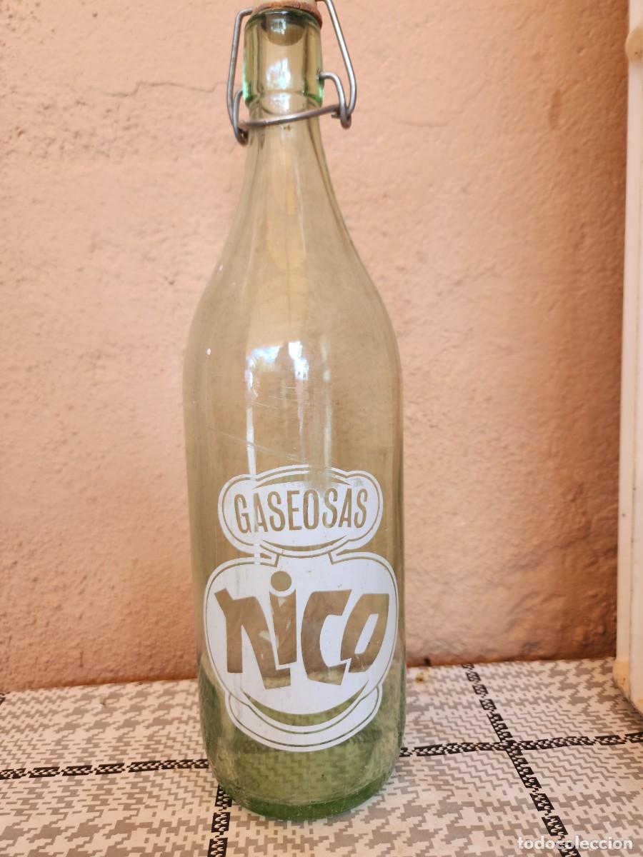 Botellas antiguas: Botella de gaseosa - Foto 1
