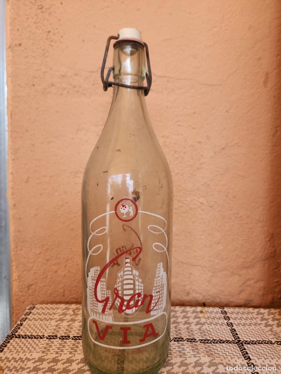 Botellas antiguas: Botella de gaseosa - Foto 1