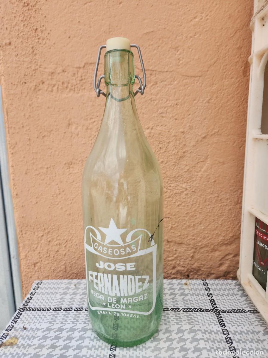Botellas antiguas: Botella de gaseosa - Foto 1